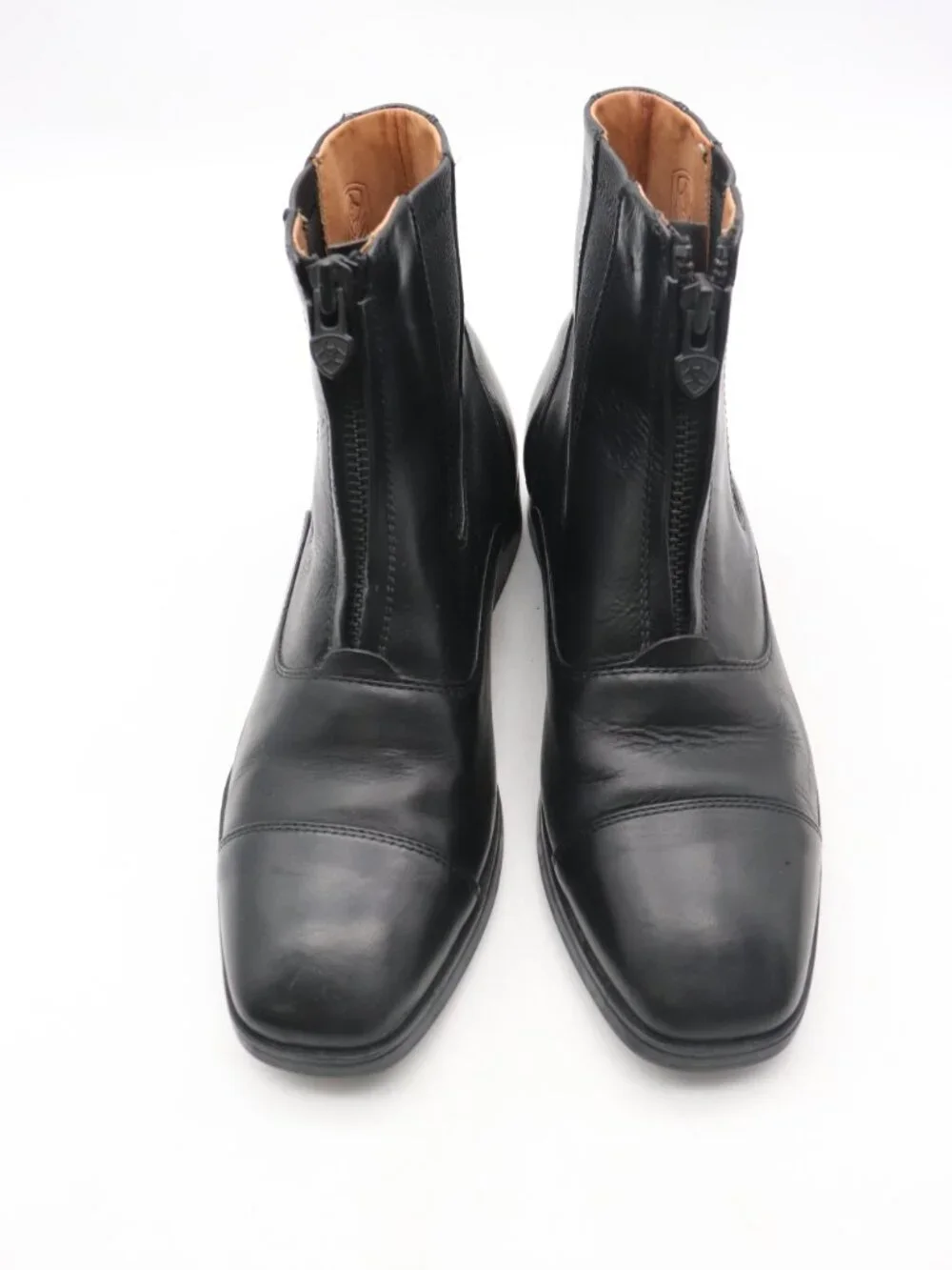 Ariat Heritage Paddock Zip Boots Women Size 8.5 Black Leather Horse Riding_2